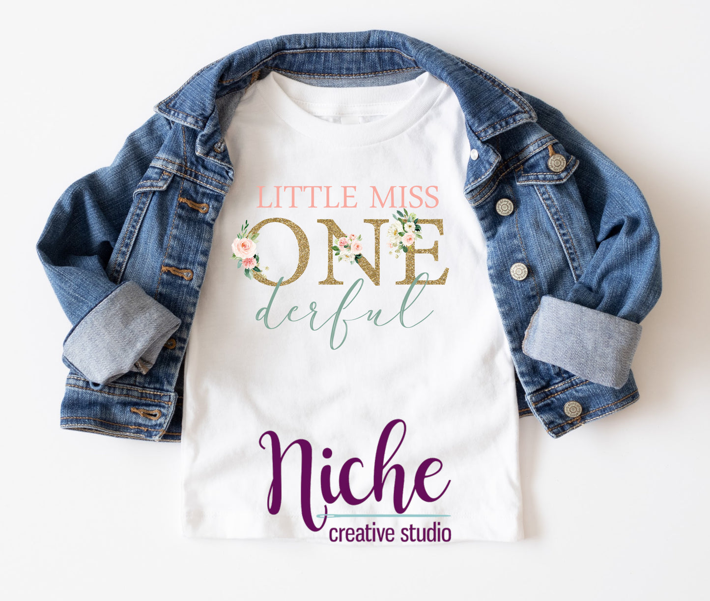 -BIR1618 Little Miss ONEderful Decal