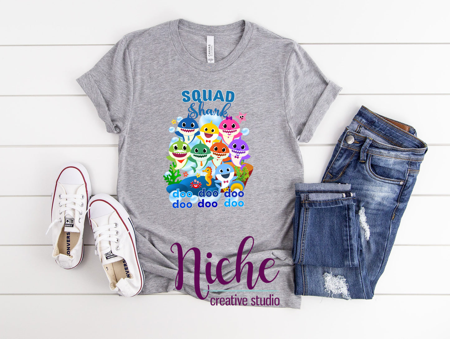 -BIR1693 Shark Group Decal