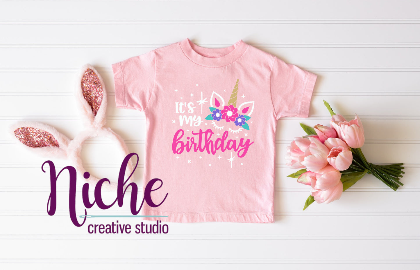 -BIR1736 Its my Birthday Unicorn Decal