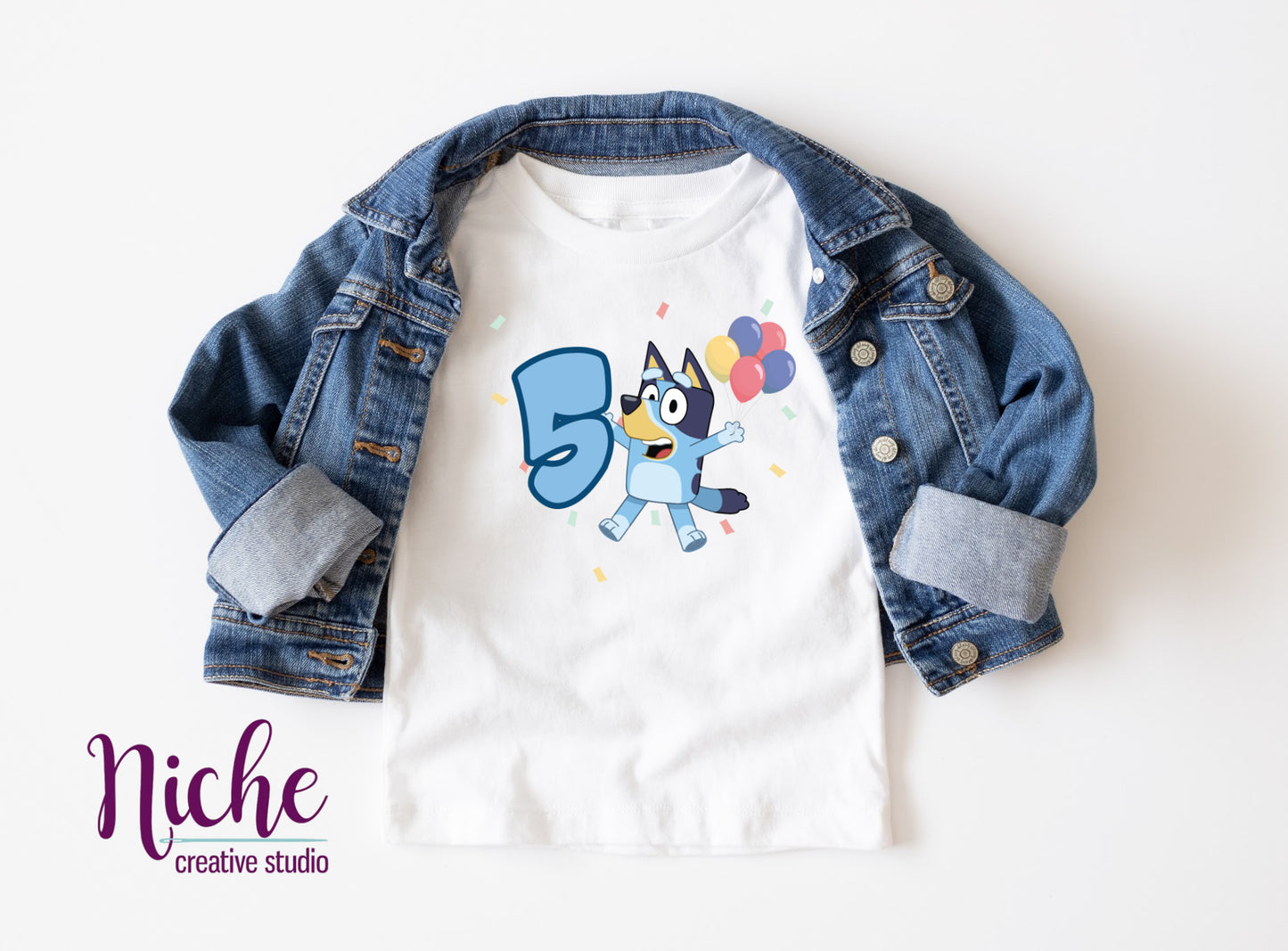 -BIR2930 5 Bluey Decal