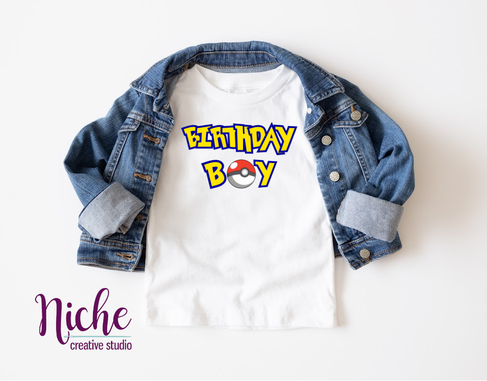 -BIR382 Pokemon Birthday Boy Decal