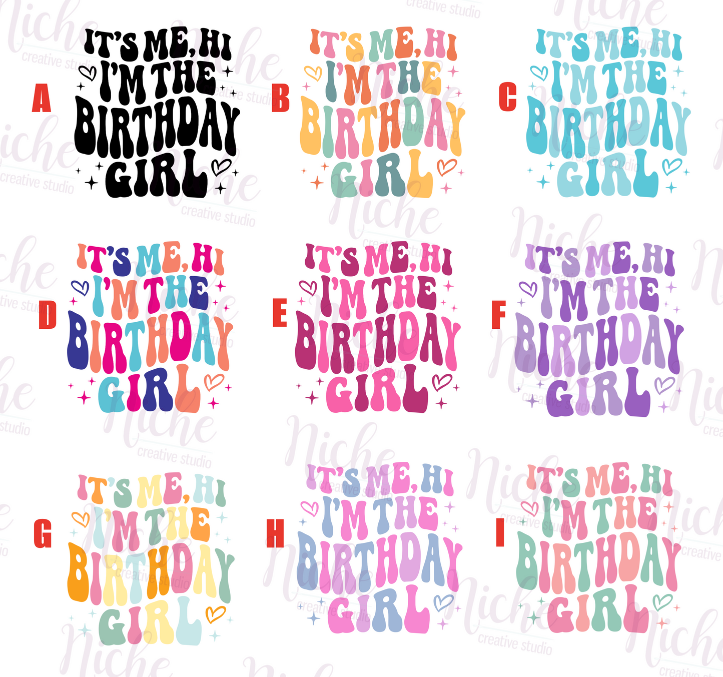 -BIR5189 Birthday Girl Decal