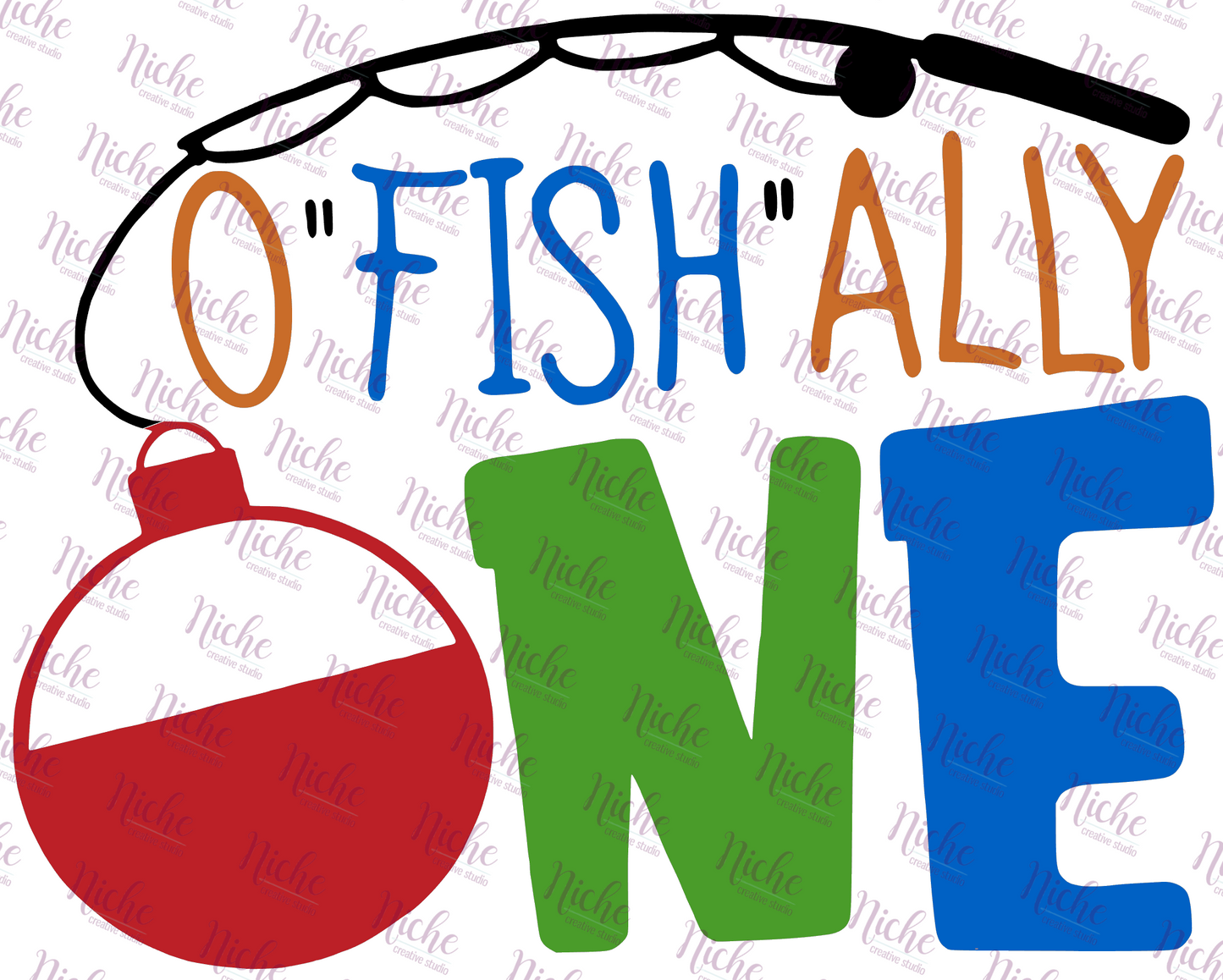 -BIR764 O Fishally One Decal