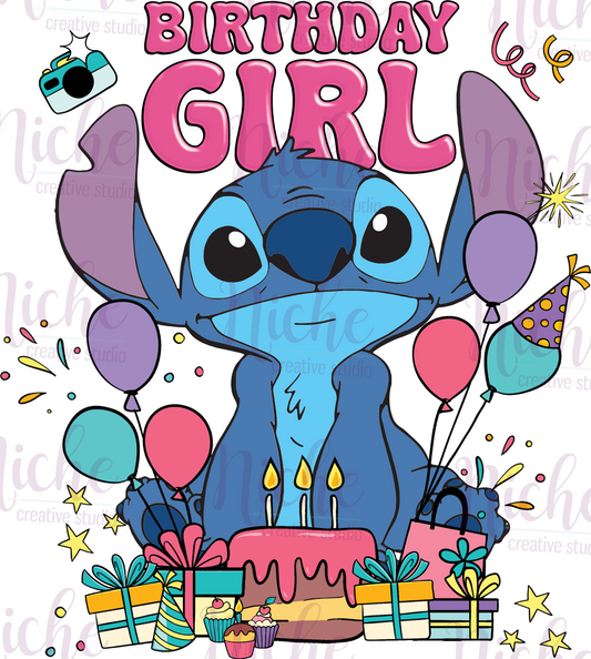 -BIR8222 Birthday Girl Decal
