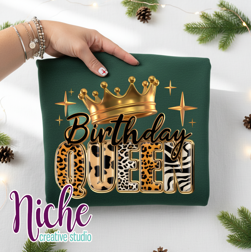 -BIR8602 Birthday Queen Decal