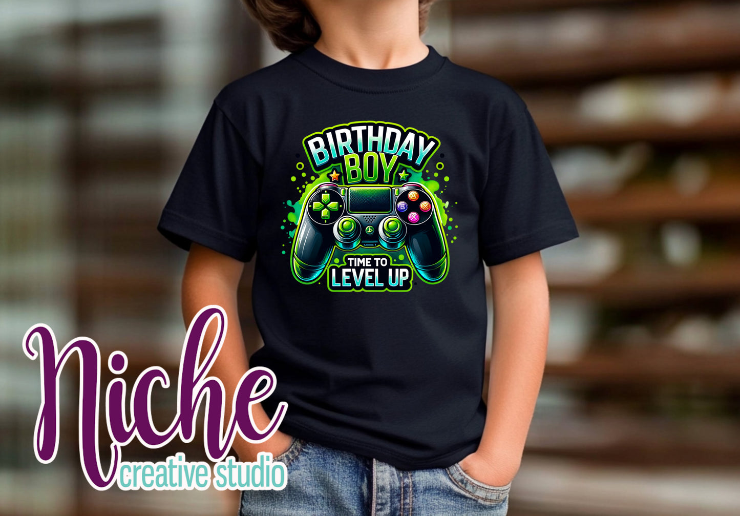 -BIR8605 Birthday Boy Level Up Decal