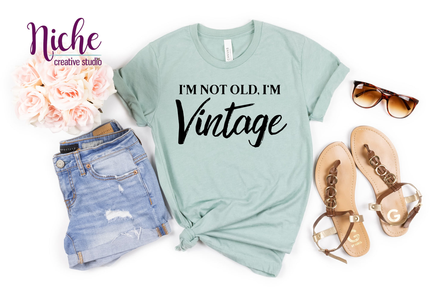 -BIR875 I'm Not Old I'm Vintage Decal