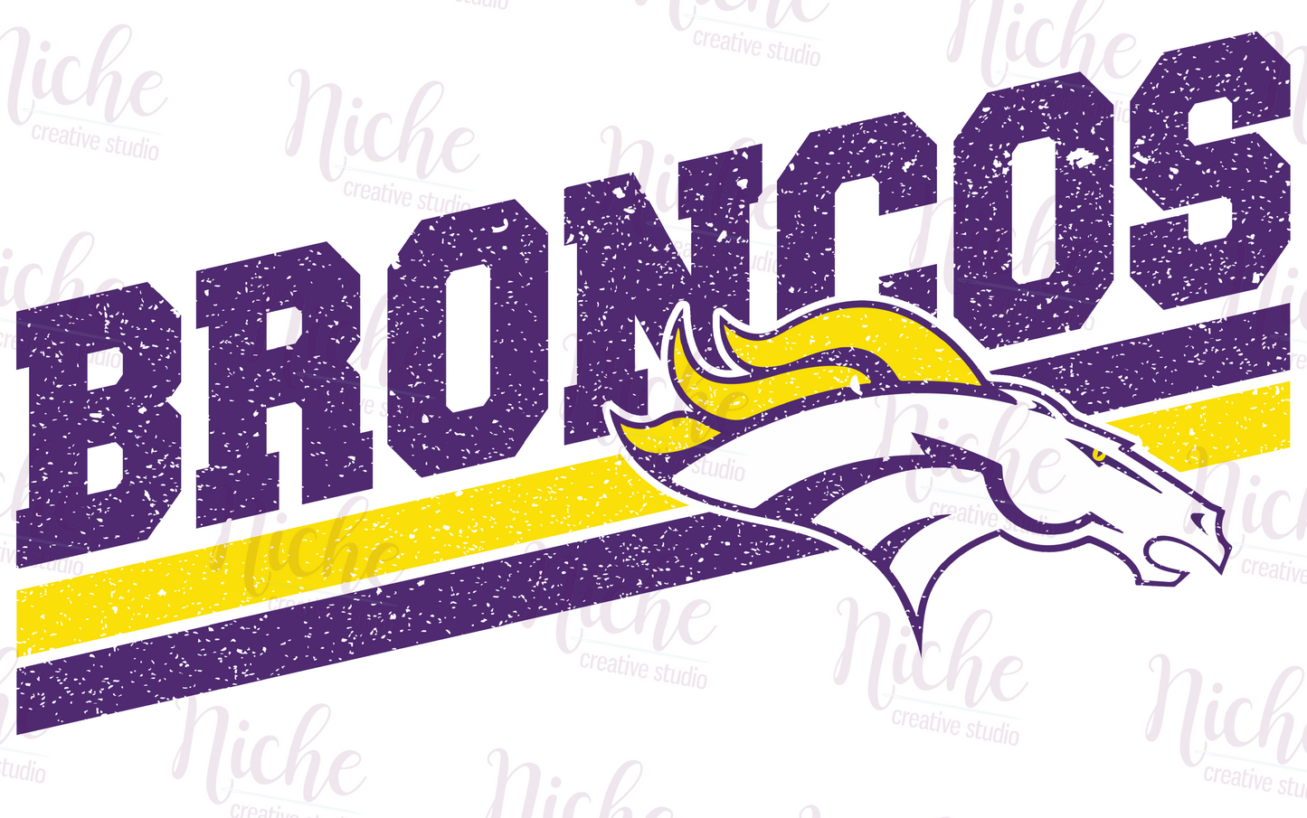 -BRO1911 Sam Houston Broncos Decal