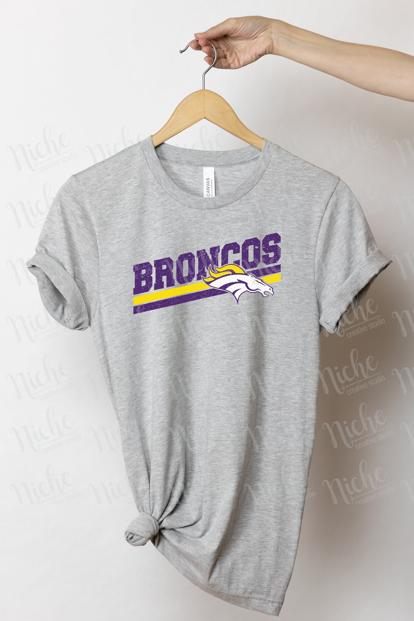 -BRO1911 Sam Houston Broncos Decal