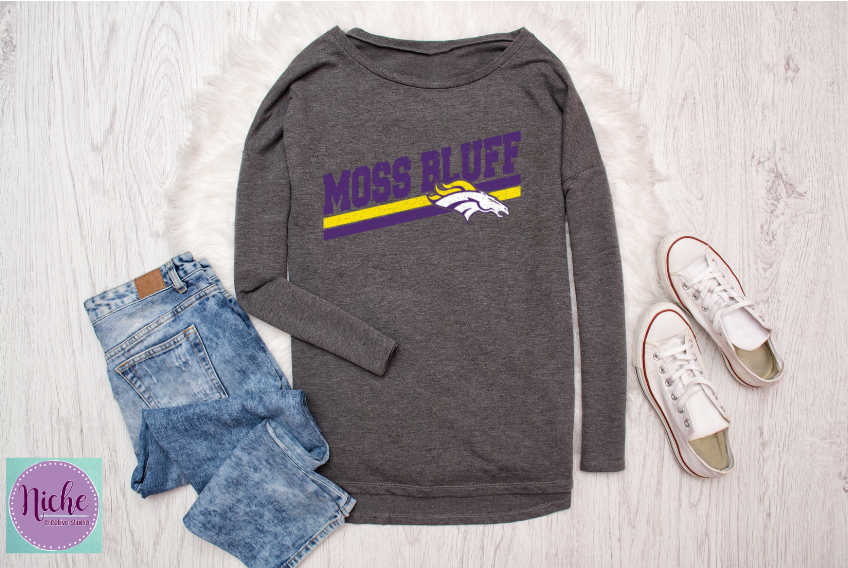 -BRO1912 Moss Bluff Broncos Decal