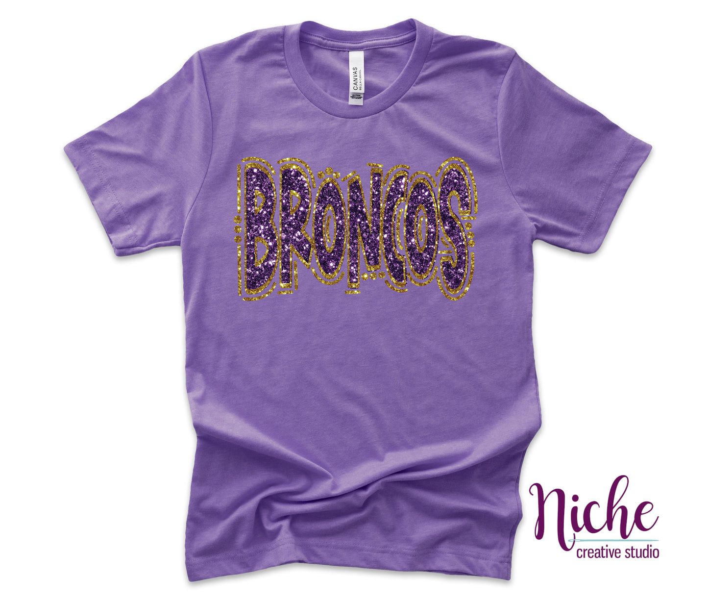 -BRO3045 Broncos Doodle Decal