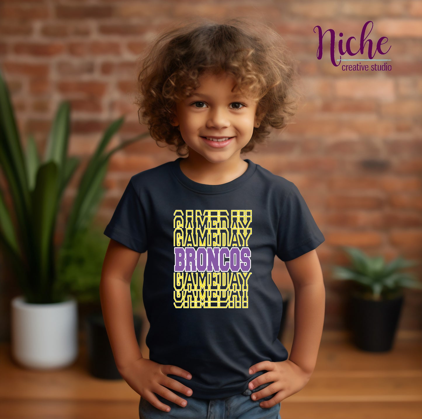 -BRO3103  Broncos Gameday Repeat Decal