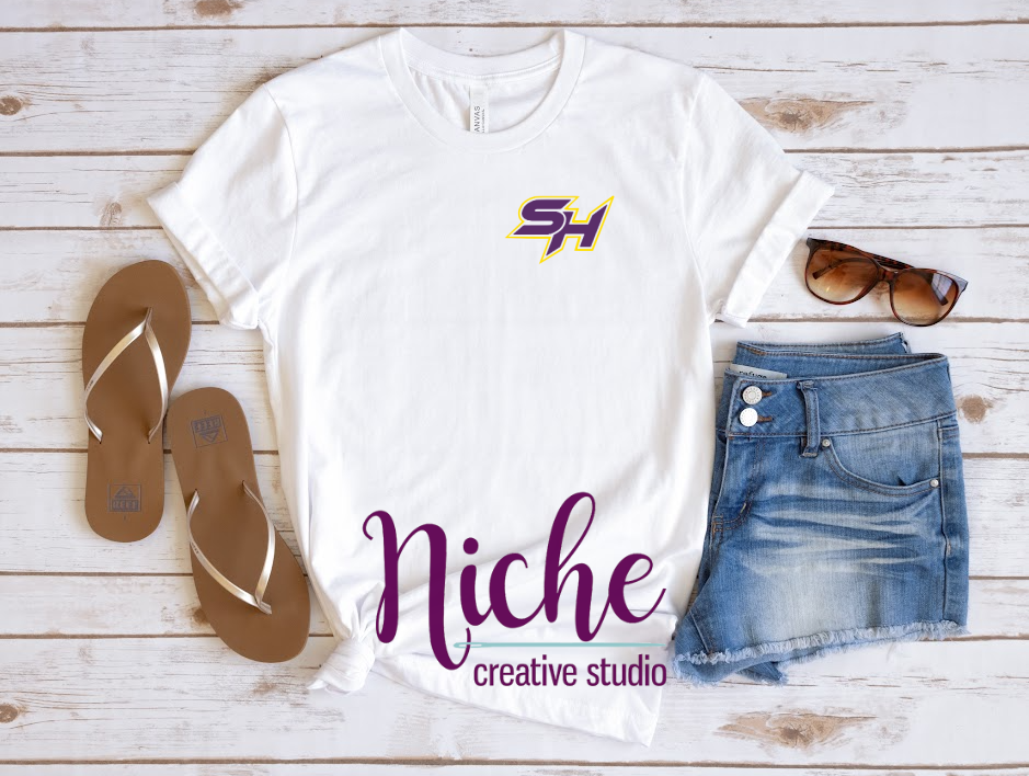 -BRO3106 SH Sam Houston Broncos Decal