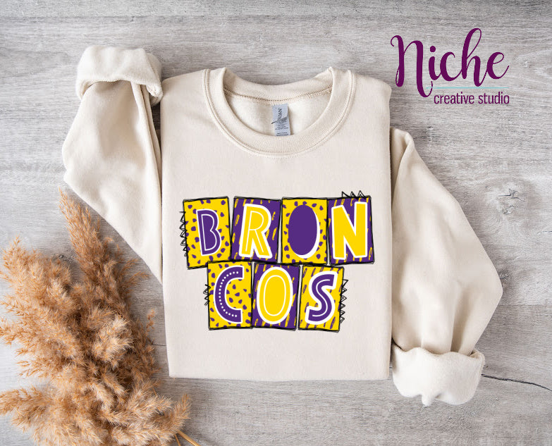 -BRO5487 Broncos Decal