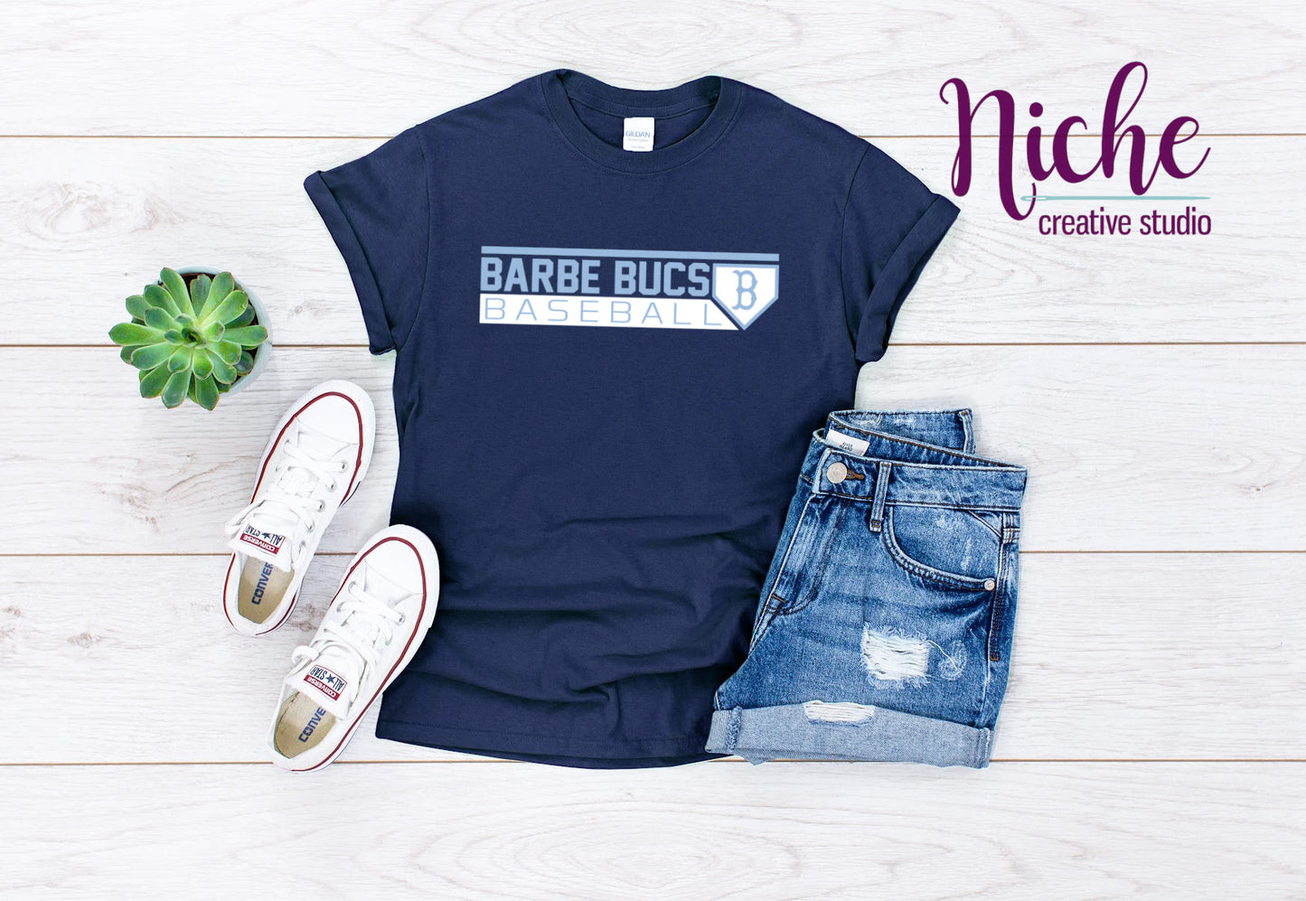 -BUC1777 Barbe Baseball Decal