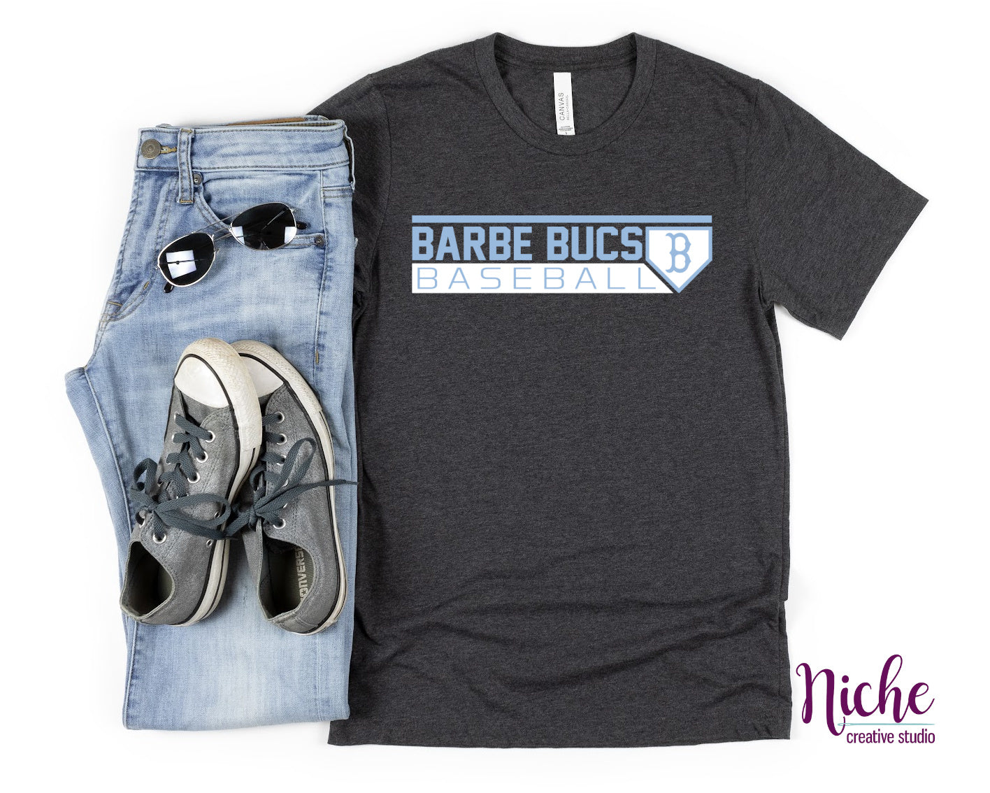 -BUC1777 Barbe Baseball Decal