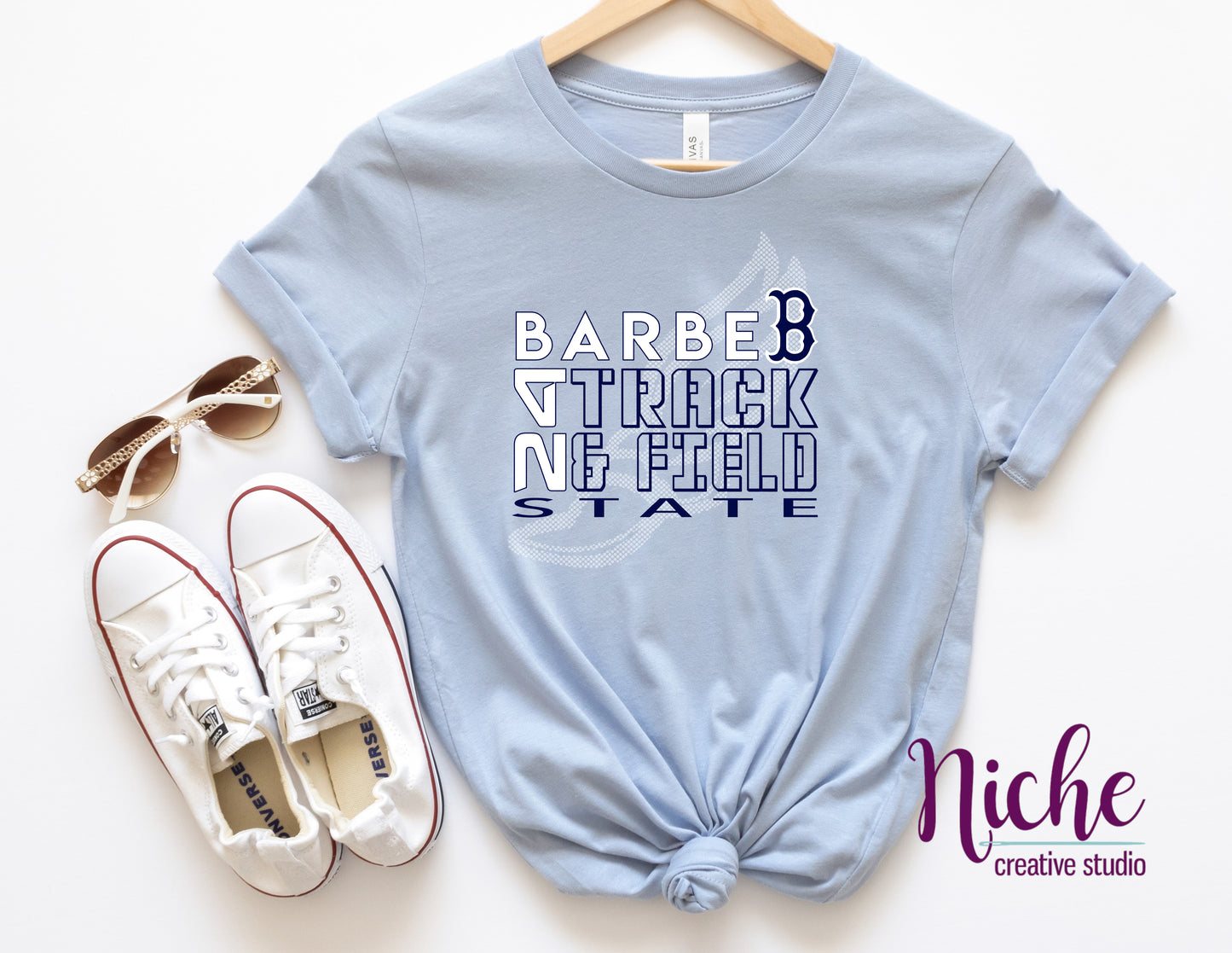 -BUC1778 Barbe Track and Field State Decal
