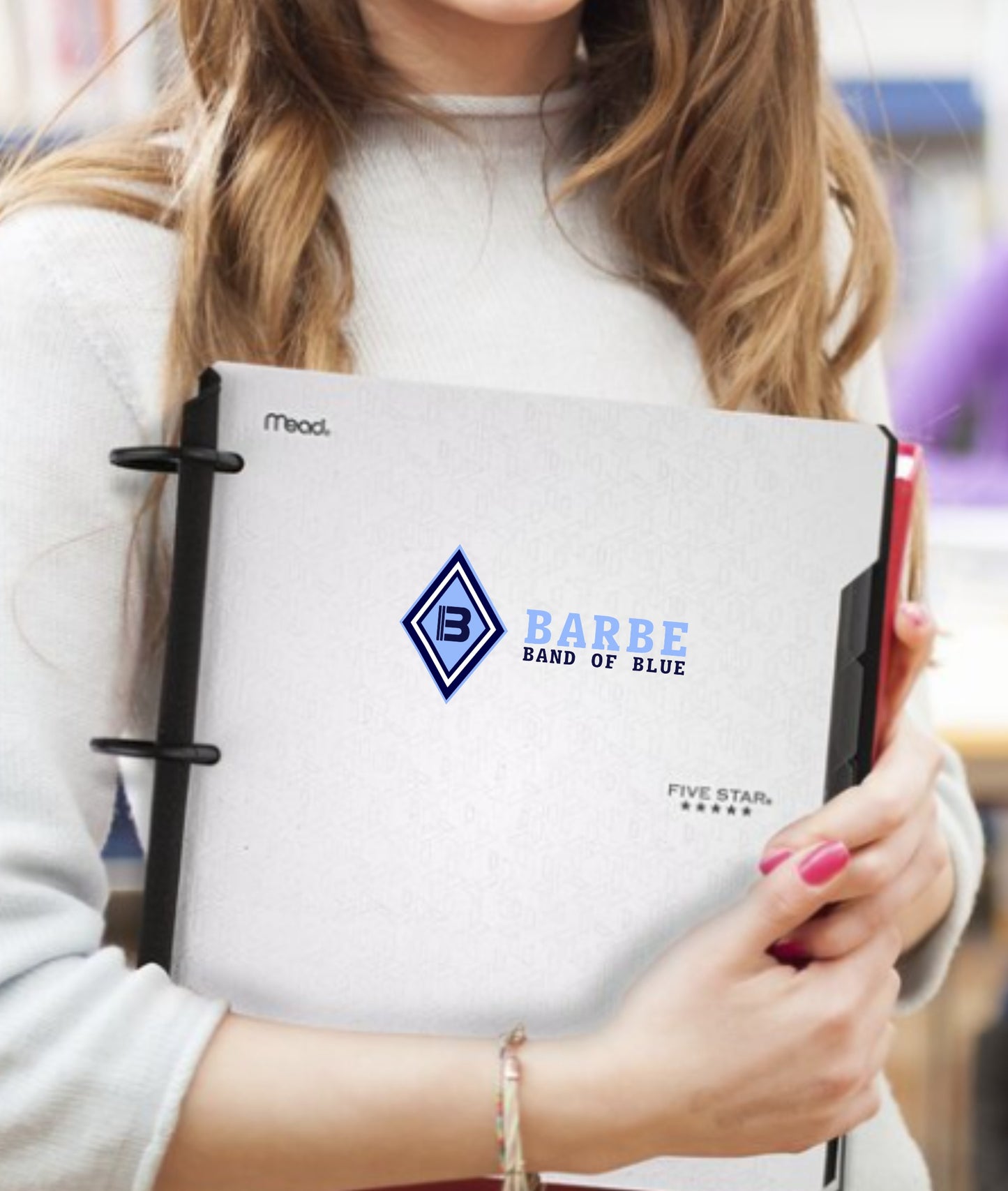 # Barbe Band of Blue Music Binder