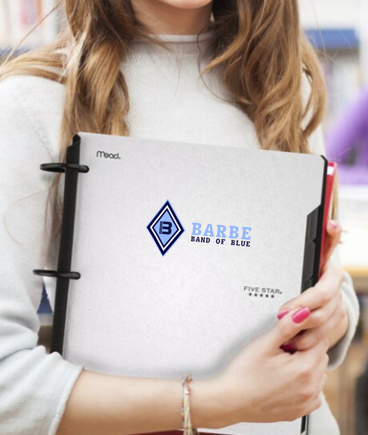# Barbe Band of Blue Music Binder