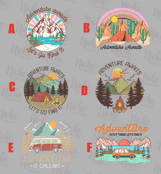 -CAM1697 Adventure Awaits Decal