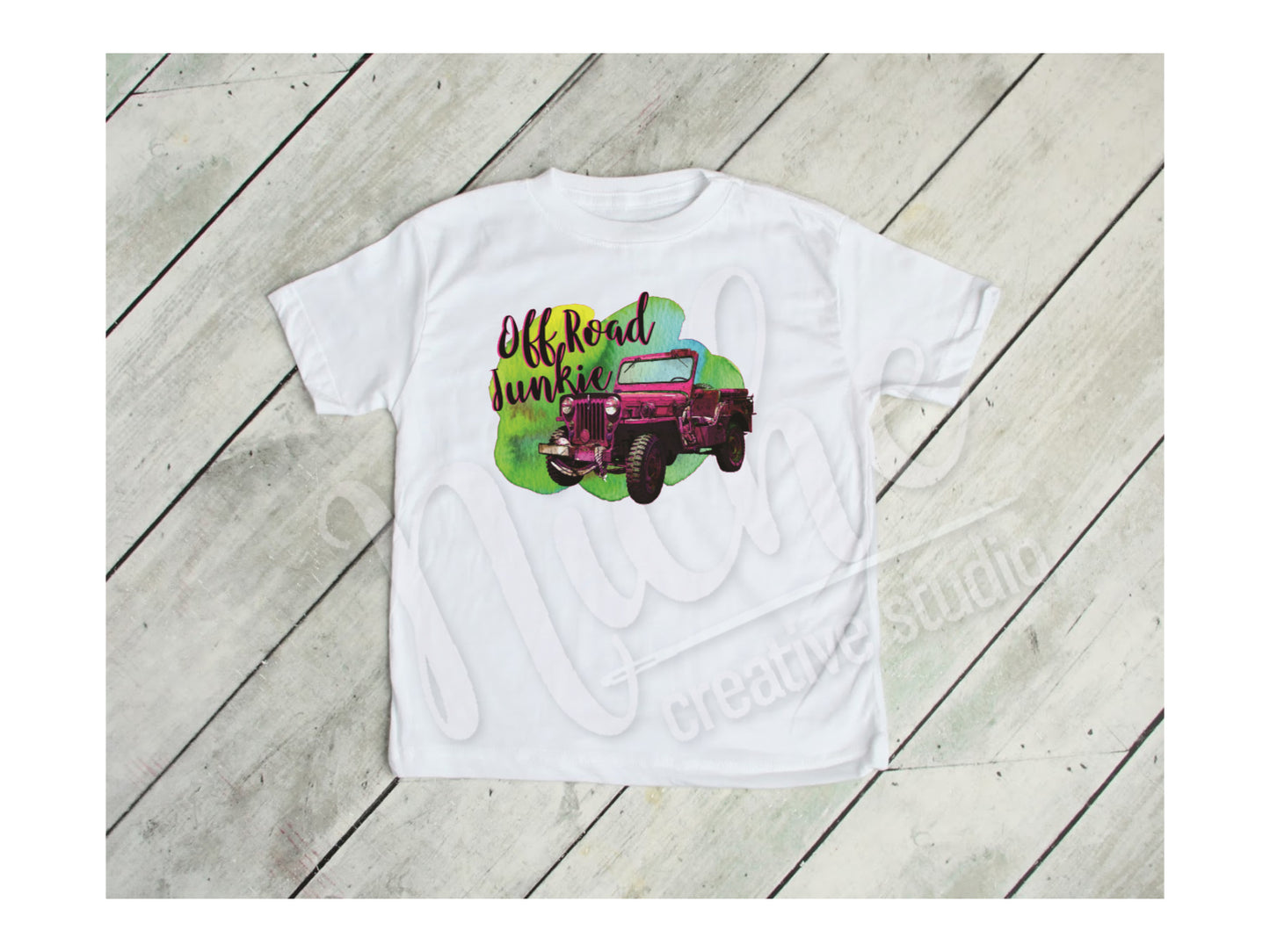 - CAM2603 Off road Junkie Jeep decal