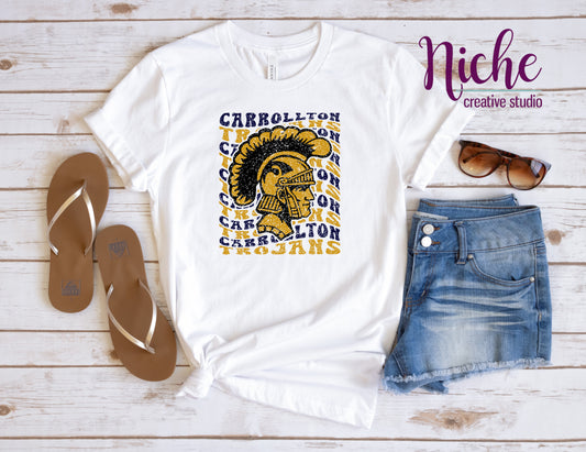 - CAR706 Carrollton Trojans Decal