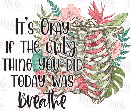 -CAU003 Its Okay Decal