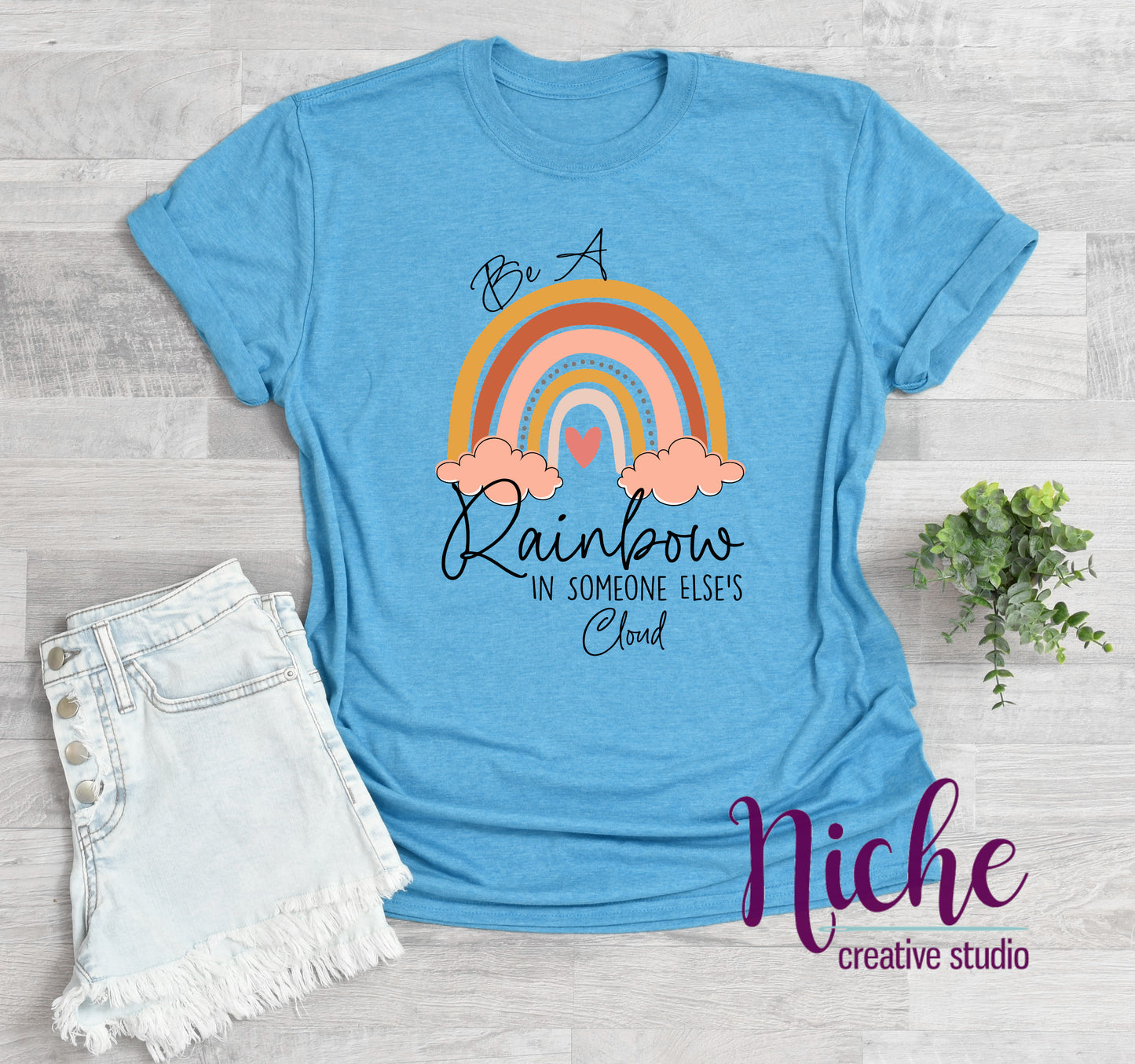 -CAU085 Be a Rainbow Decal