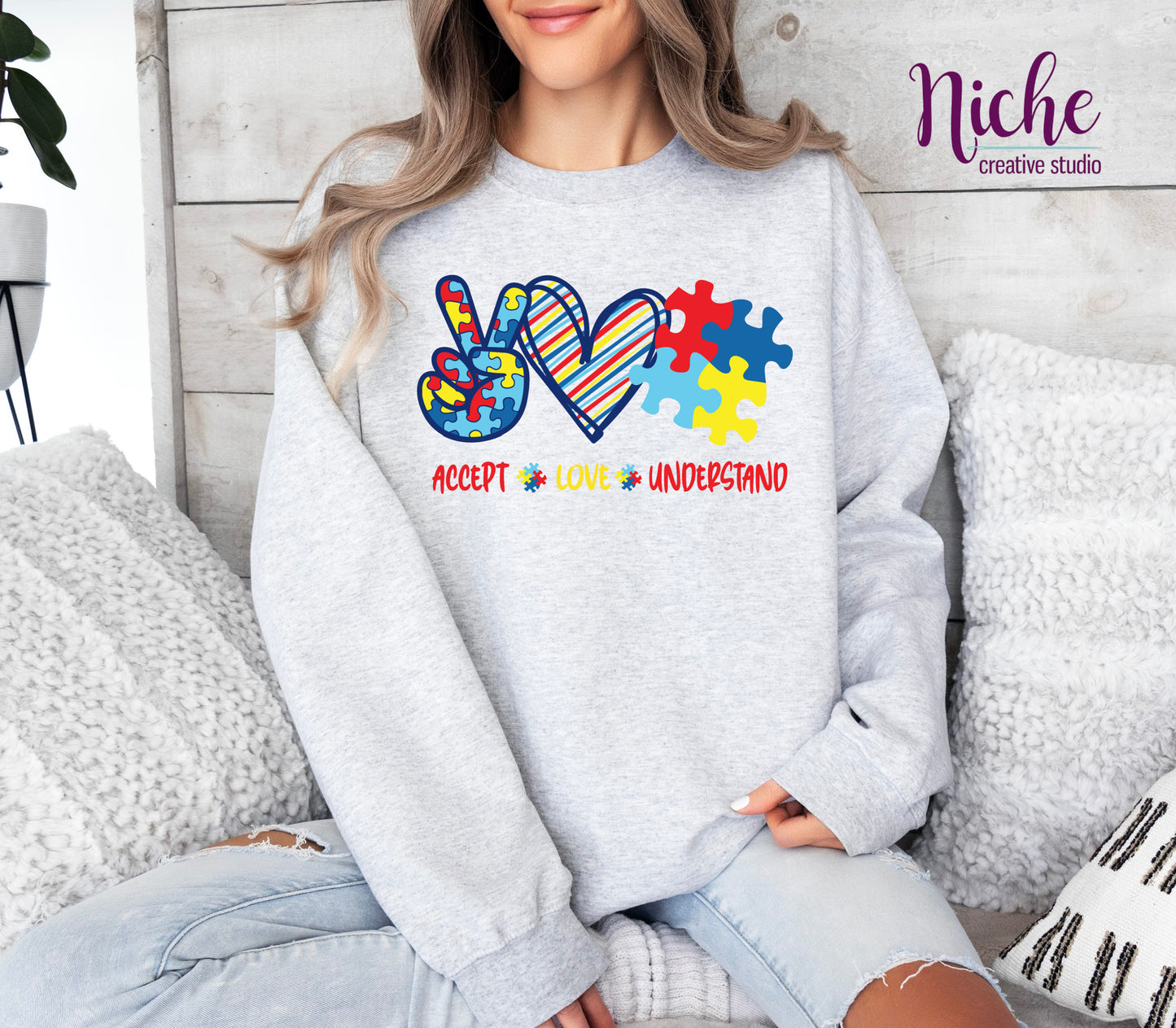 - CAU2853 Accept Love Understand Decal