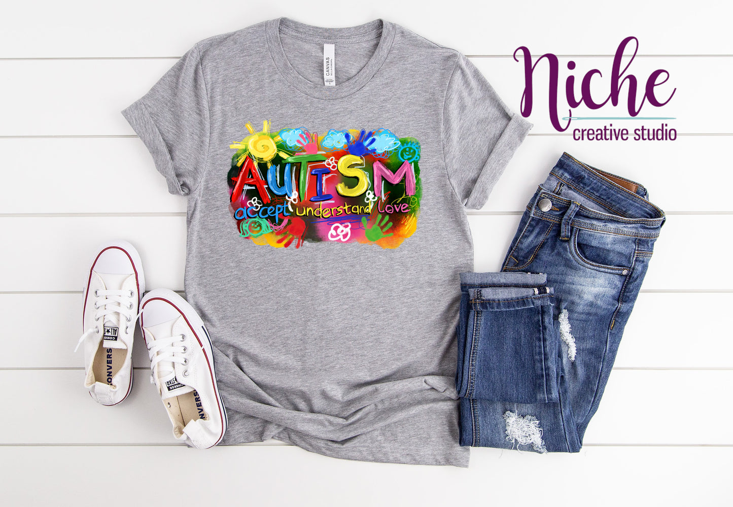 - CAU2855 Autism Accept Understand Love Decal