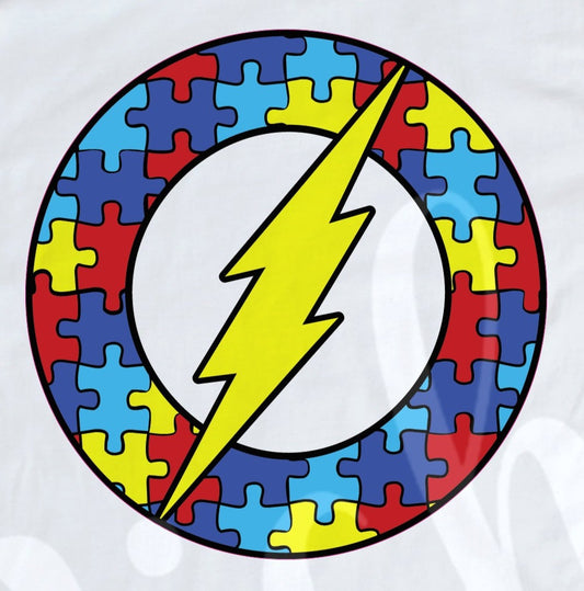 - CAU2858 Autism Flash Decal