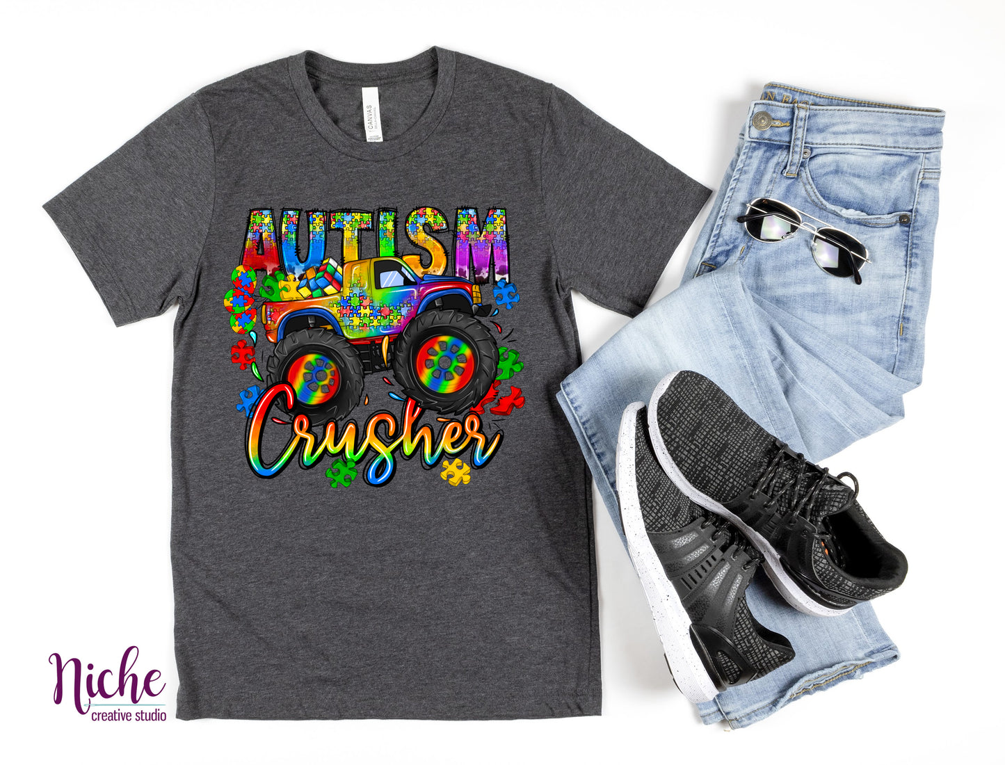 - CAU2864 Autism Crusher Decal