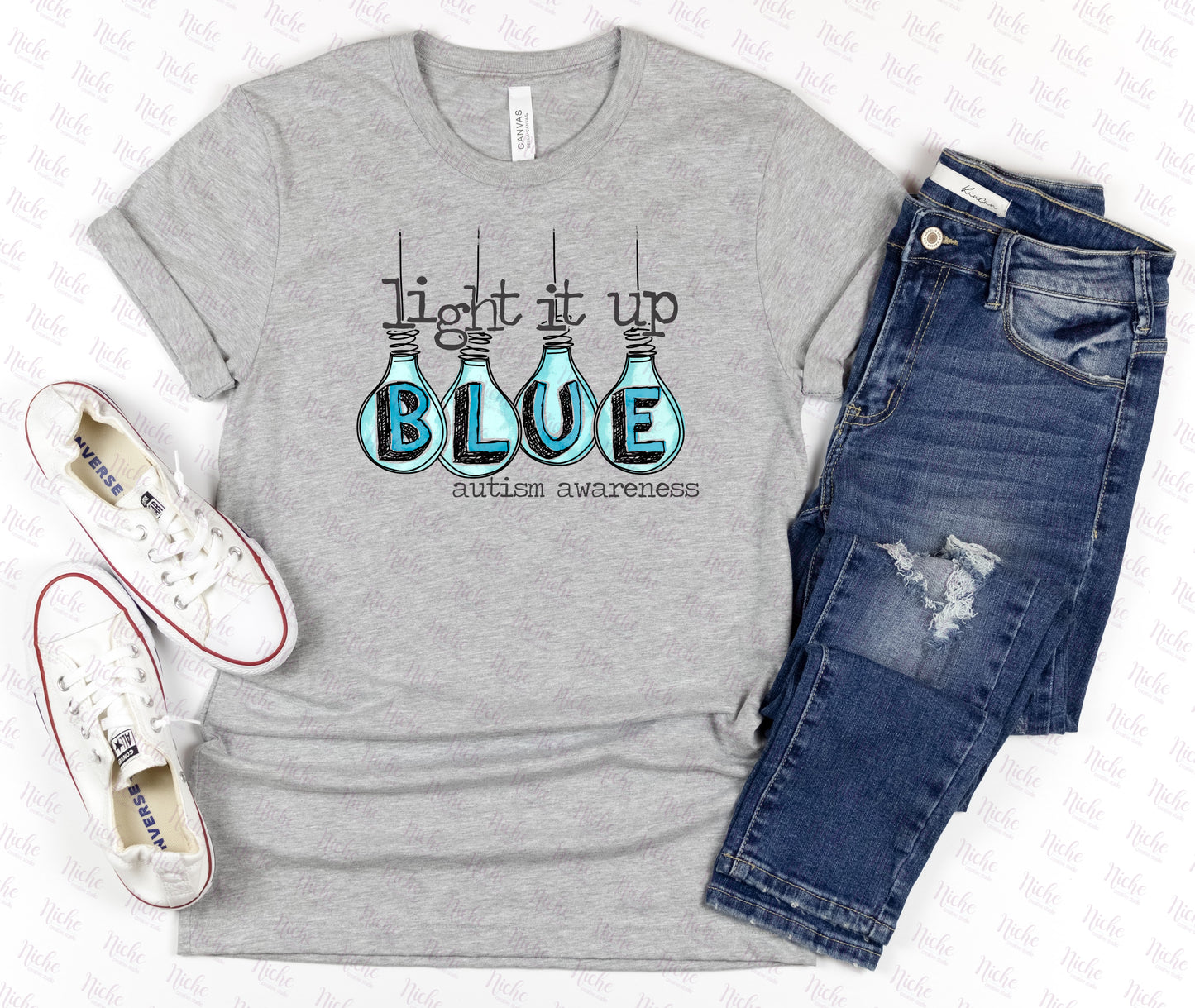 - CAU2866 light it up blue Decal