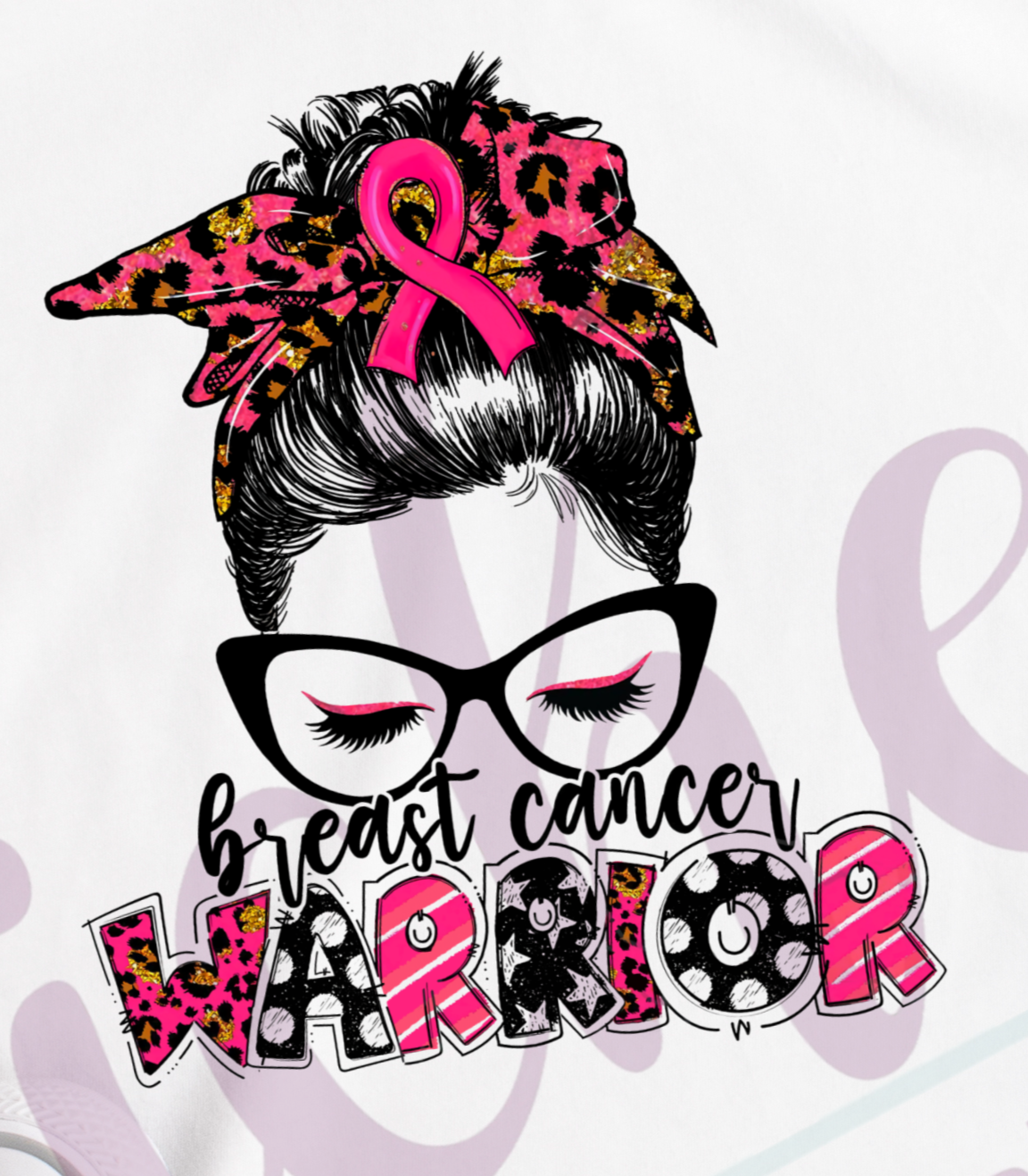 - CAU2875 Messy Bun Warrior Decal