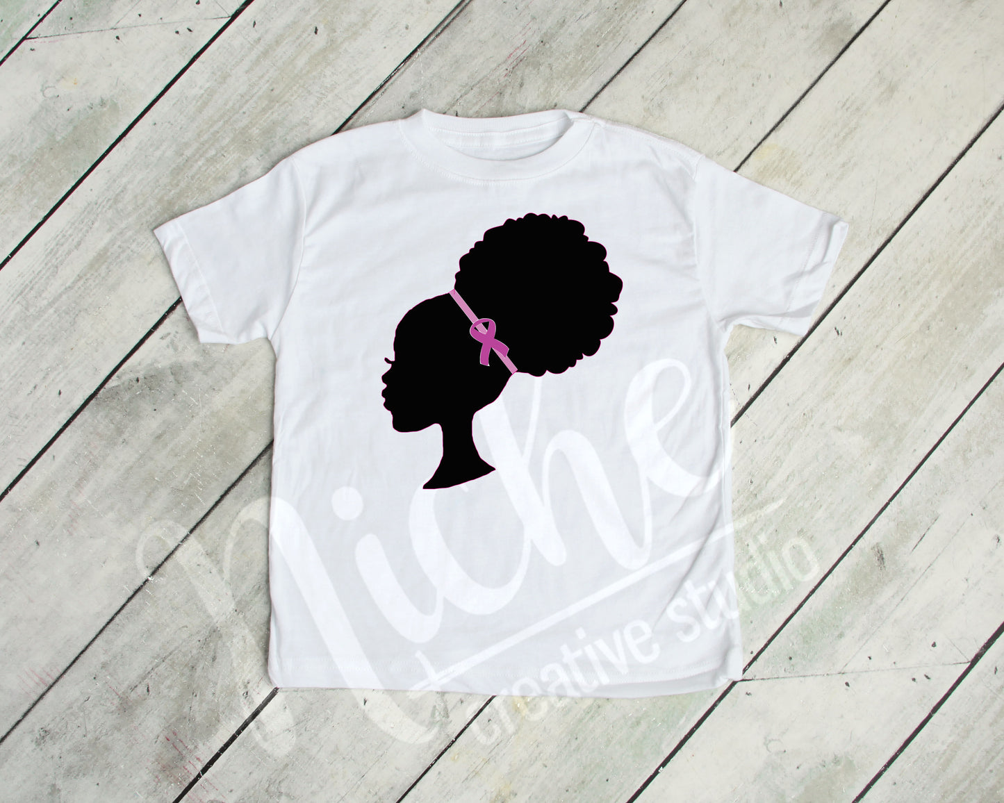 -  CAU2878 Pink Ribbon Woman Decal