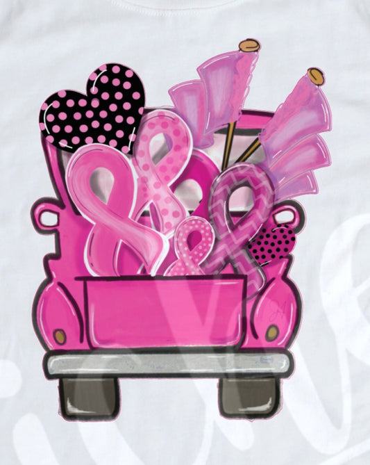 - CAU2879 Breast Cancer Truck decal