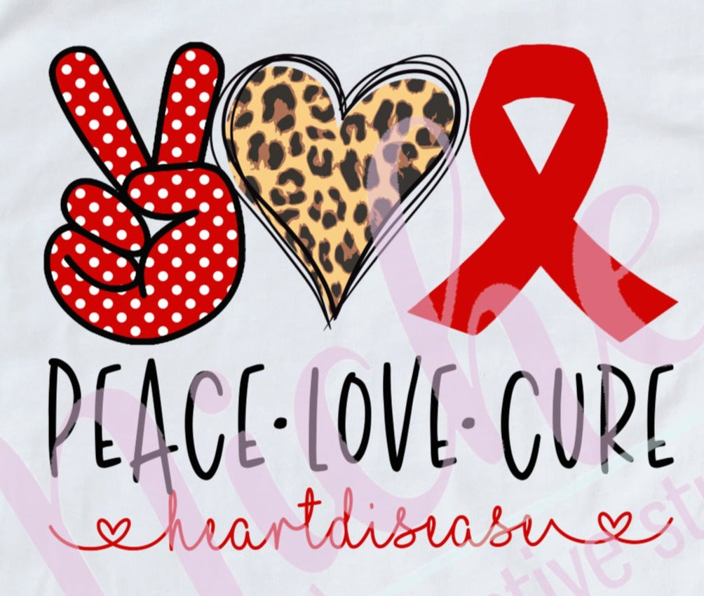 - CAU2883 Peace Love Cure Heart Disease