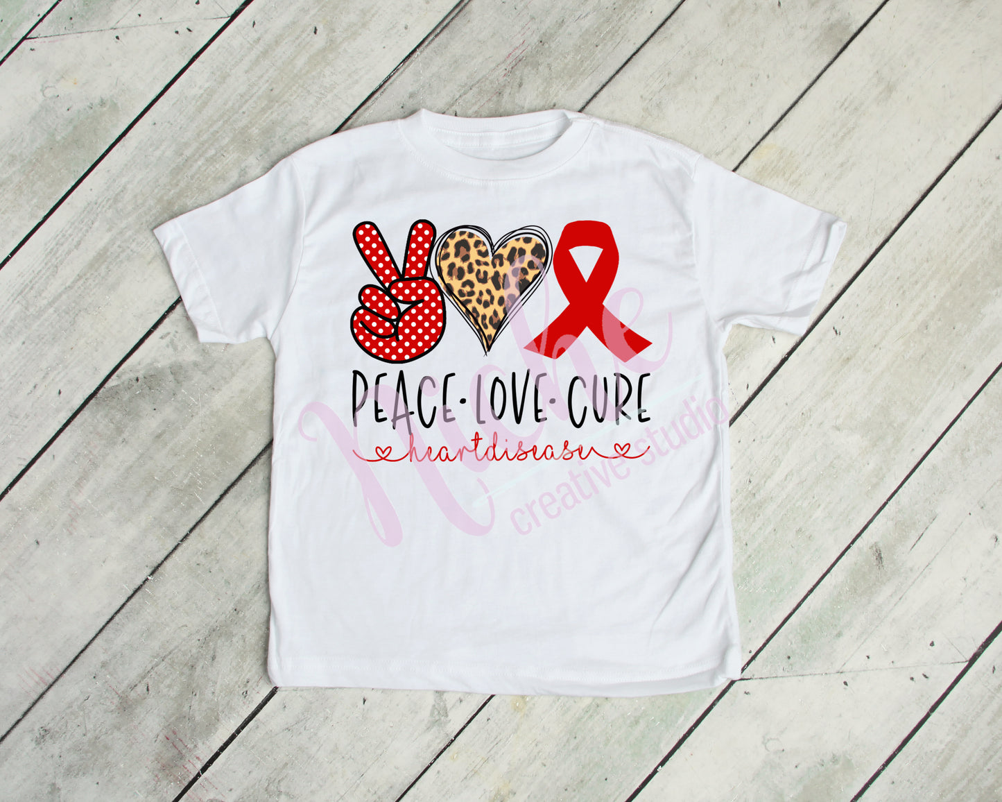 - CAU2883 Peace Love Cure Heart Disease