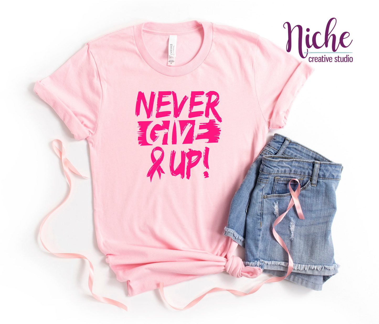 -CAU788 Never Give Up Decal