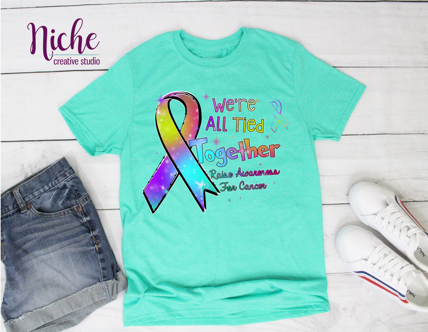 -CAU8047 We're All Tied Together Decal