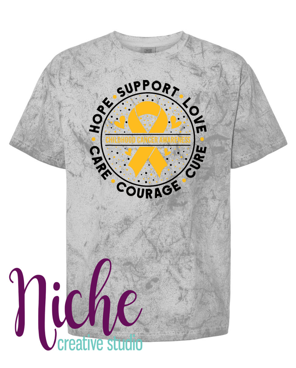 -CAU8298 Childhood Cancer Decal