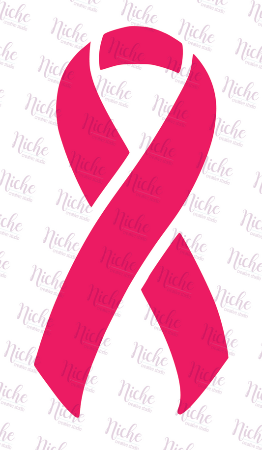 -CAU855 Pink Ribbon Decal