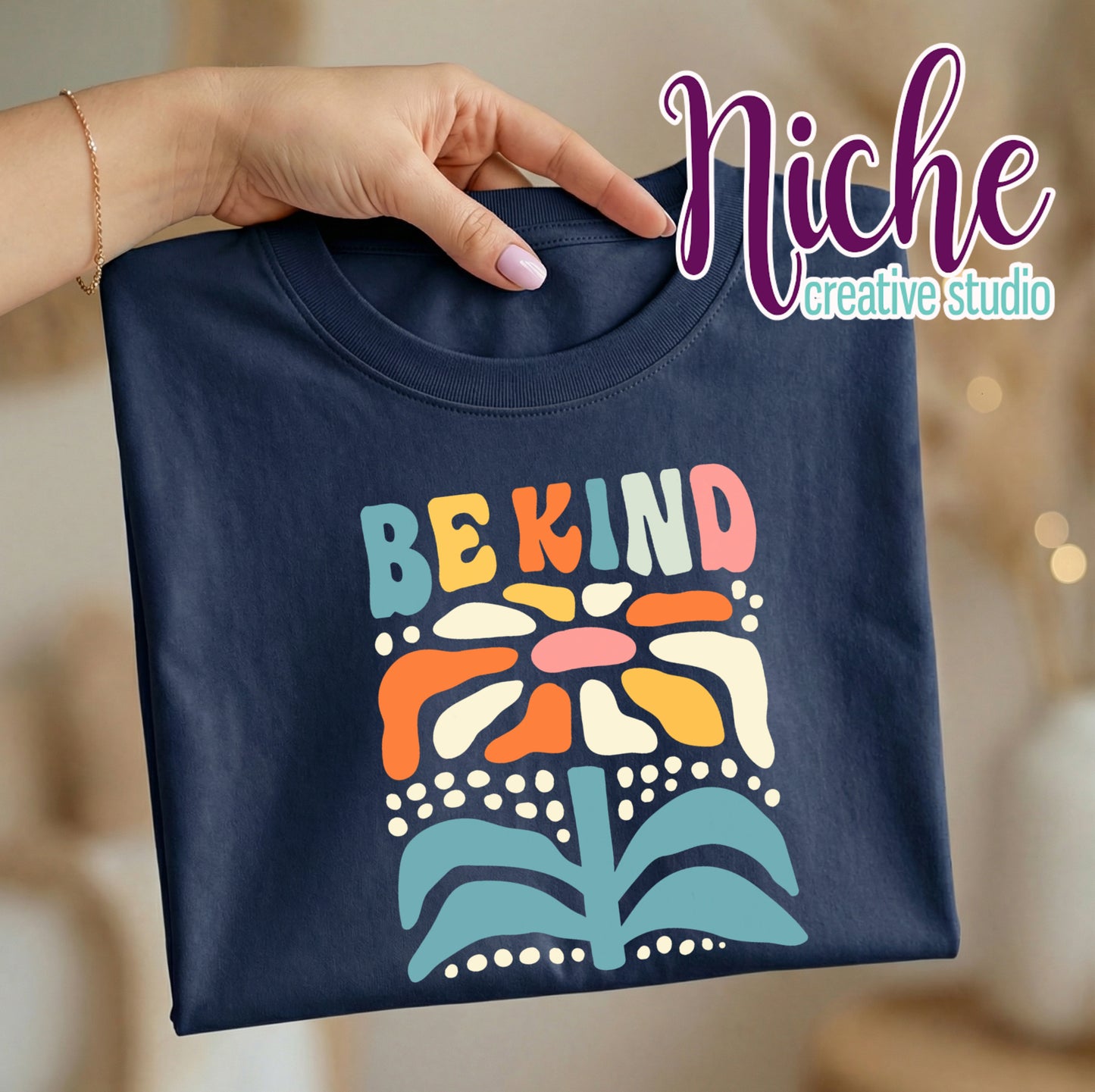 -CAU8613 Be Kind Boho Decal