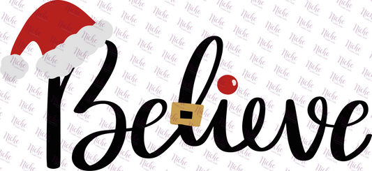 -CHR1010 Believe Decal