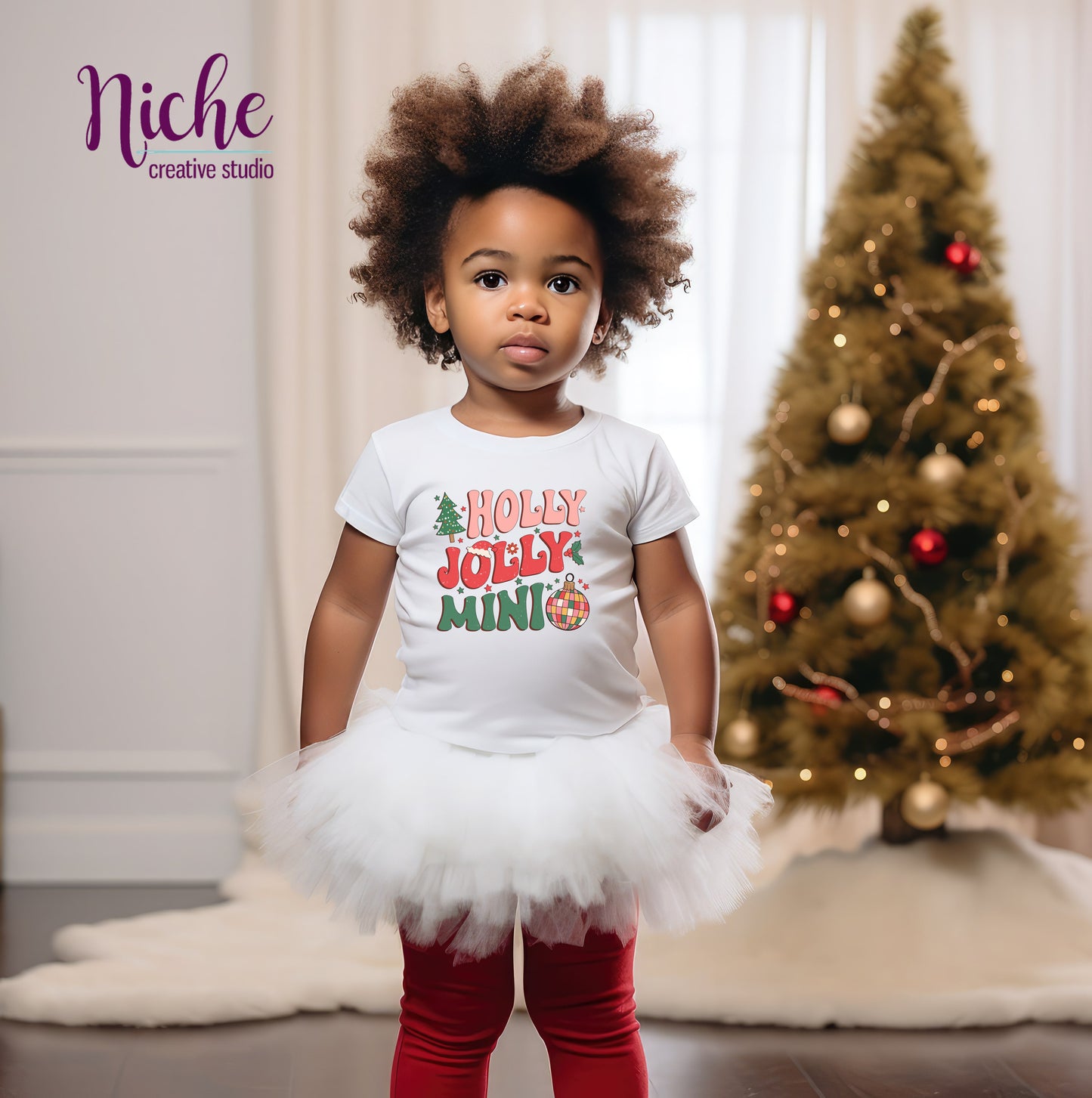-CHR1015 Holly Jolly Mini Decal