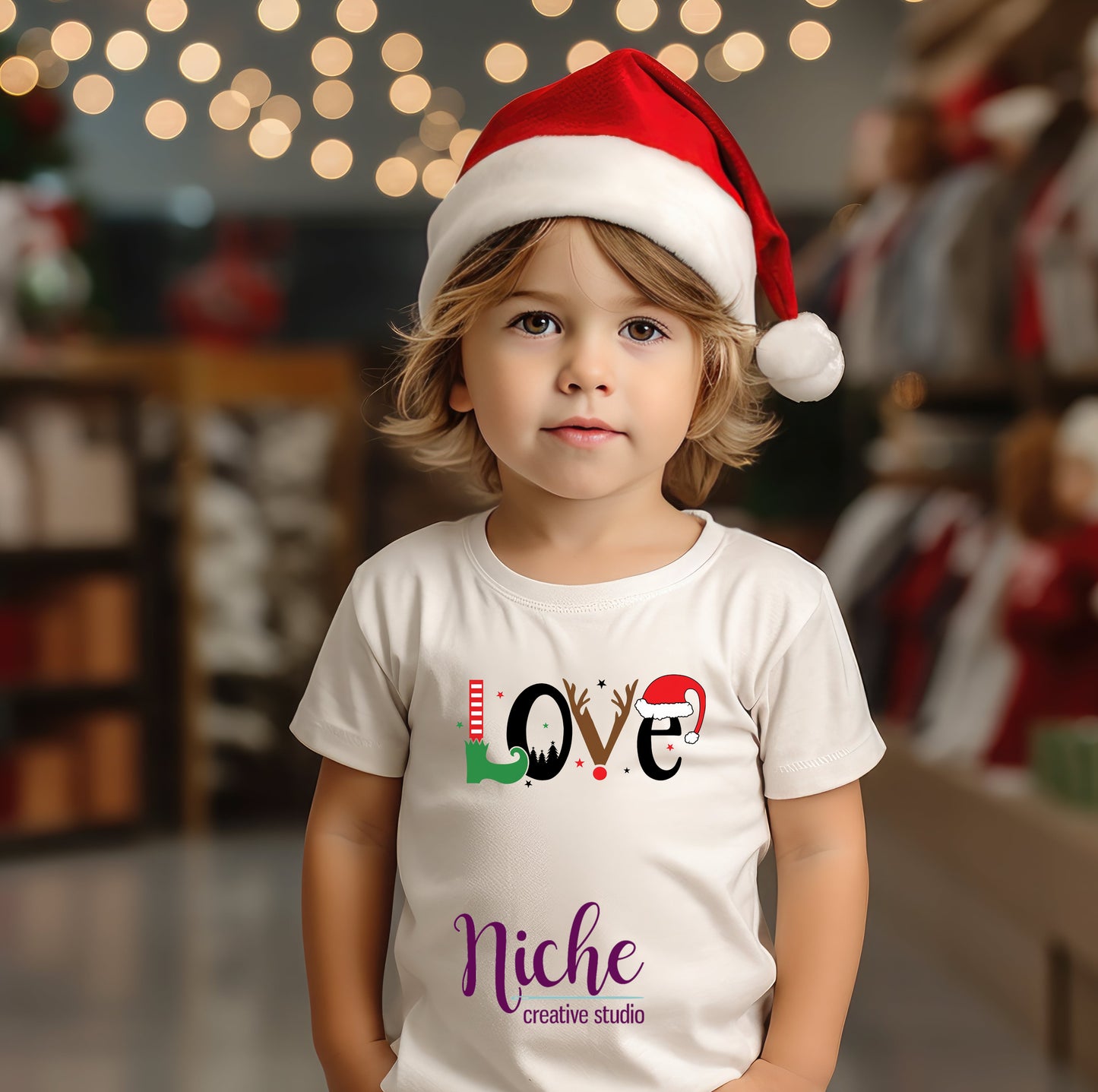 -CHR1044 LOVE Christmas Decal