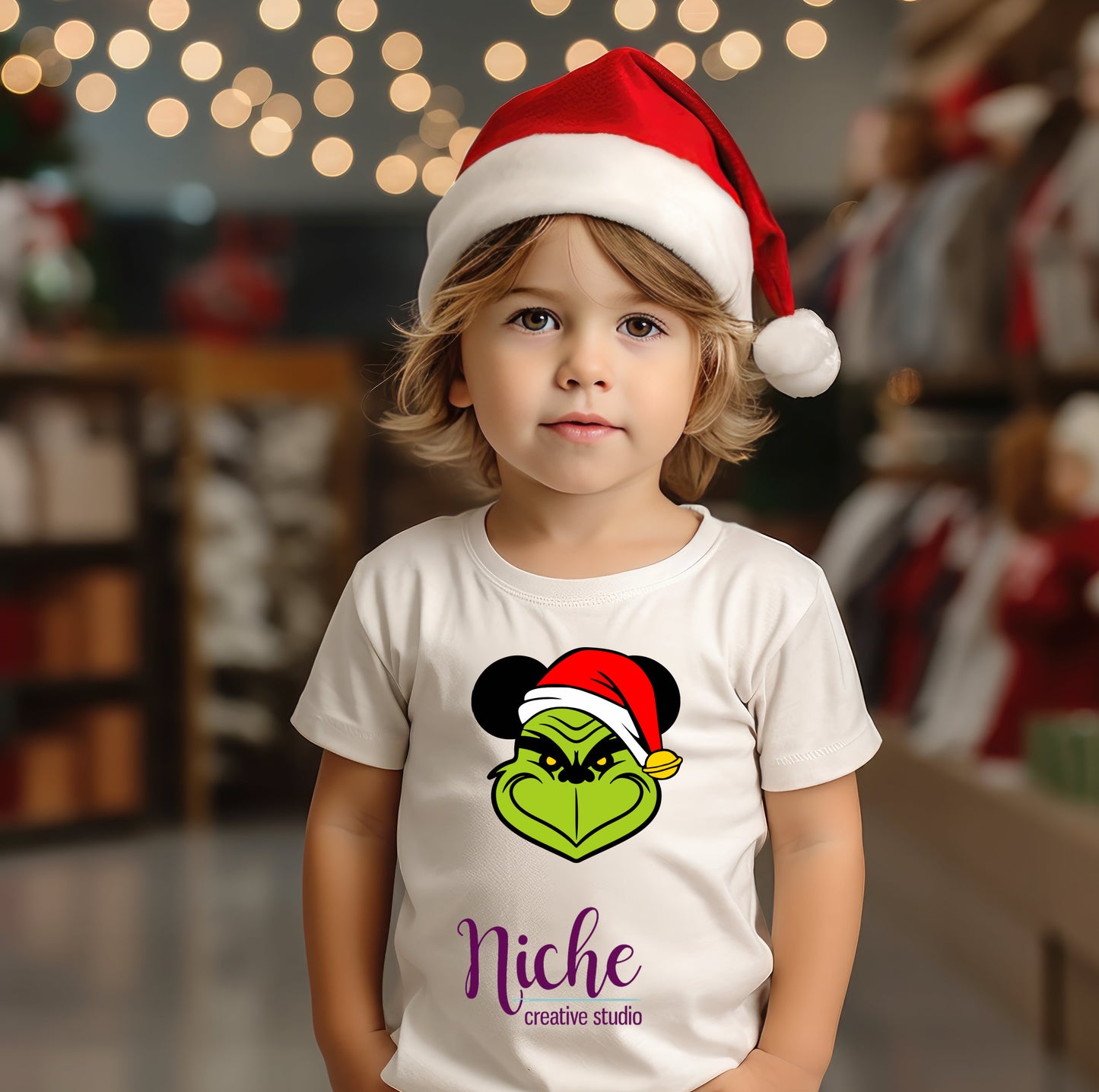-CHR1055 Grinch Mouse Ears Decal