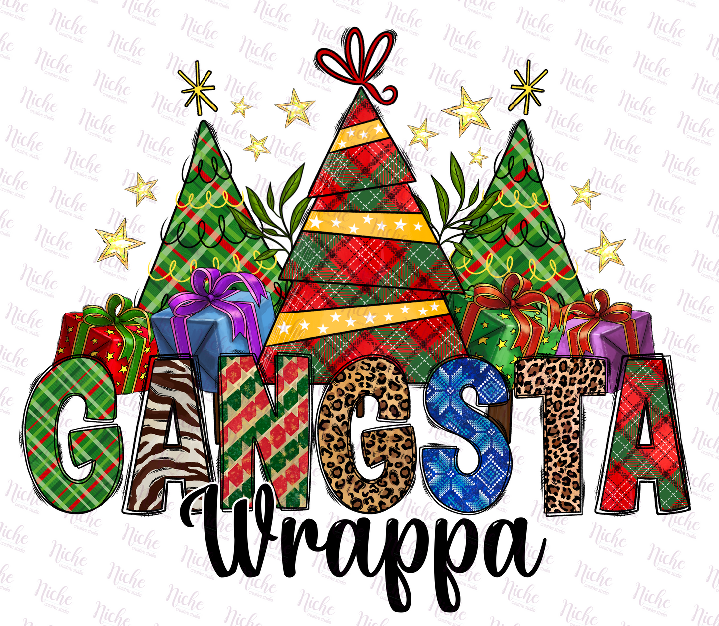 -CHR1057 Gangsta Wrappa Decal