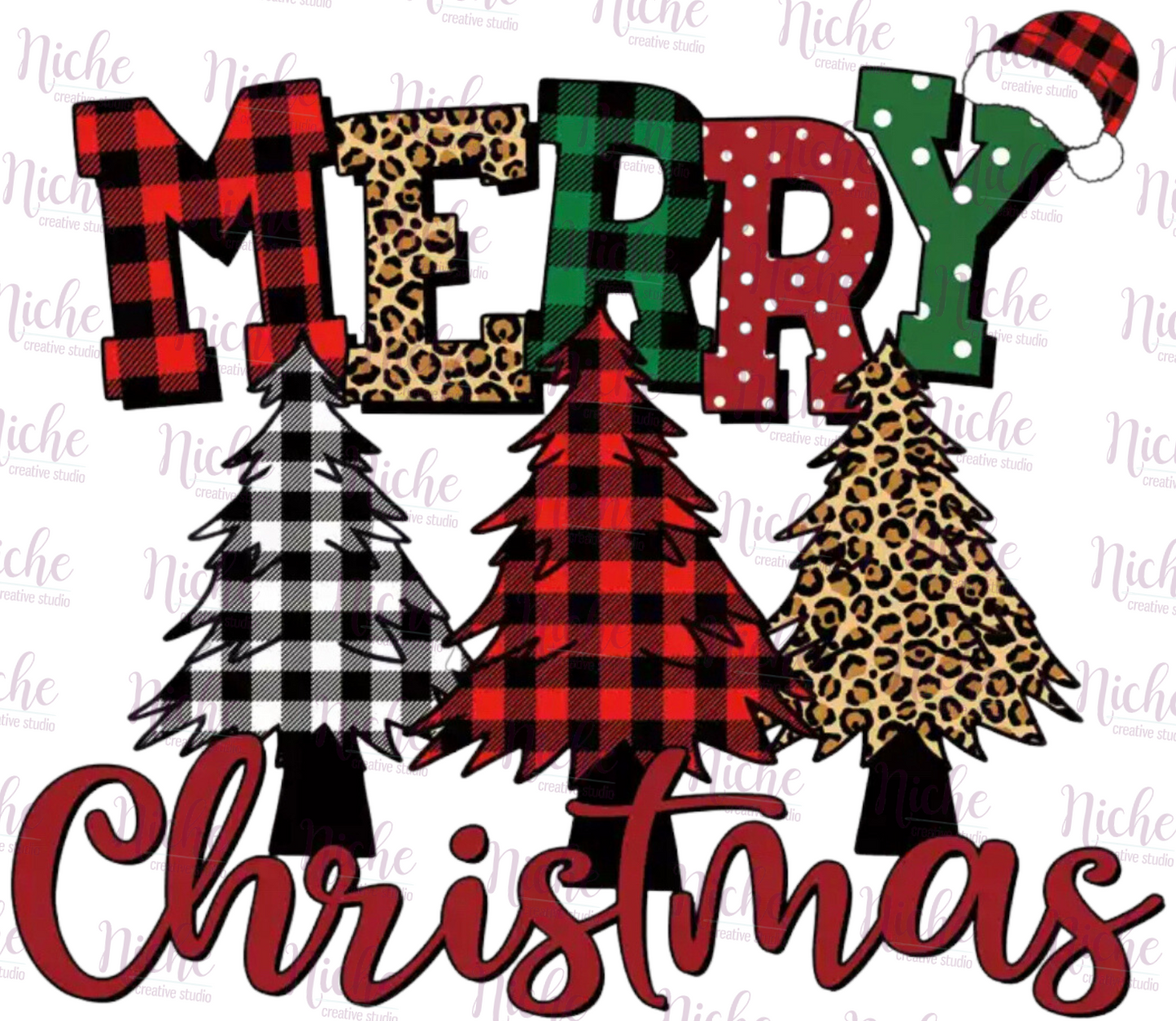 -CHR1115 Tree Trio Decal