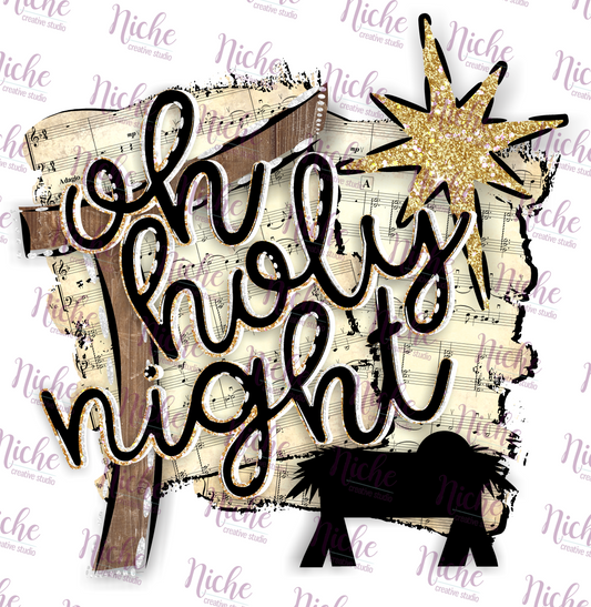 -CHR1120 Oh Holy Night Decal